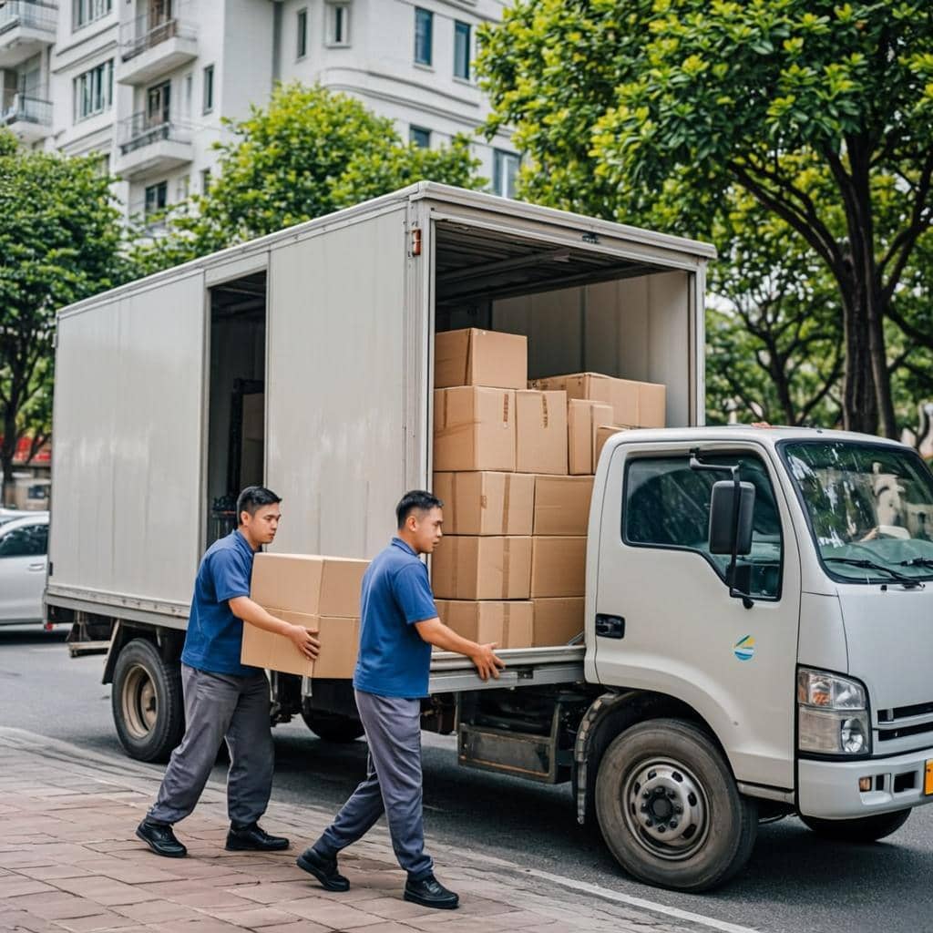 Moving service — truck + 2 movers, HCMC — 1/2