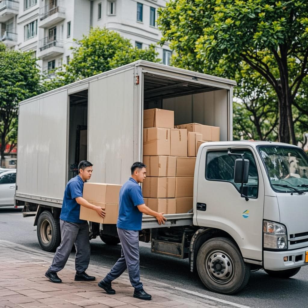 Moving service — truck + 2 movers, HCMC — 1/2